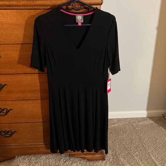 Black A-Line Dress - Picture 1 of 6